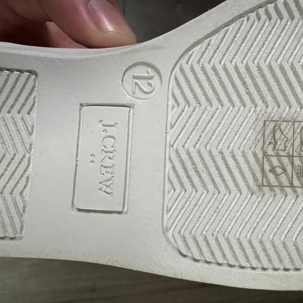 Crewcuts Perforated Flower Snecaker US Girl's 12 New - Picture 8 of 9